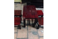 Bộ bàn ghế cf mộc